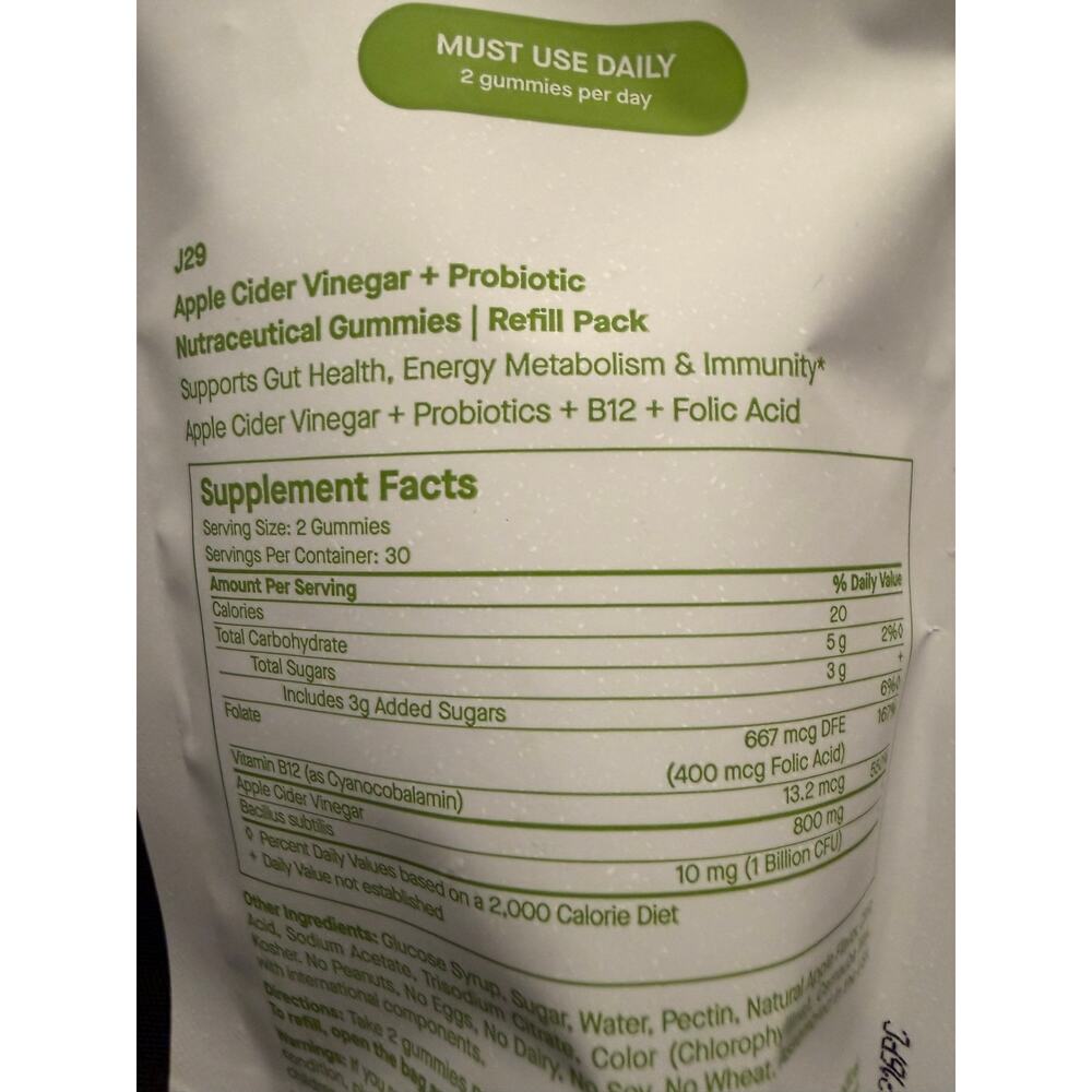 SpoiledChild Wellness Bundle: (2) J29 ACV Probiotic & (1) E27 Liquid Collagen - Picture 2 of 7